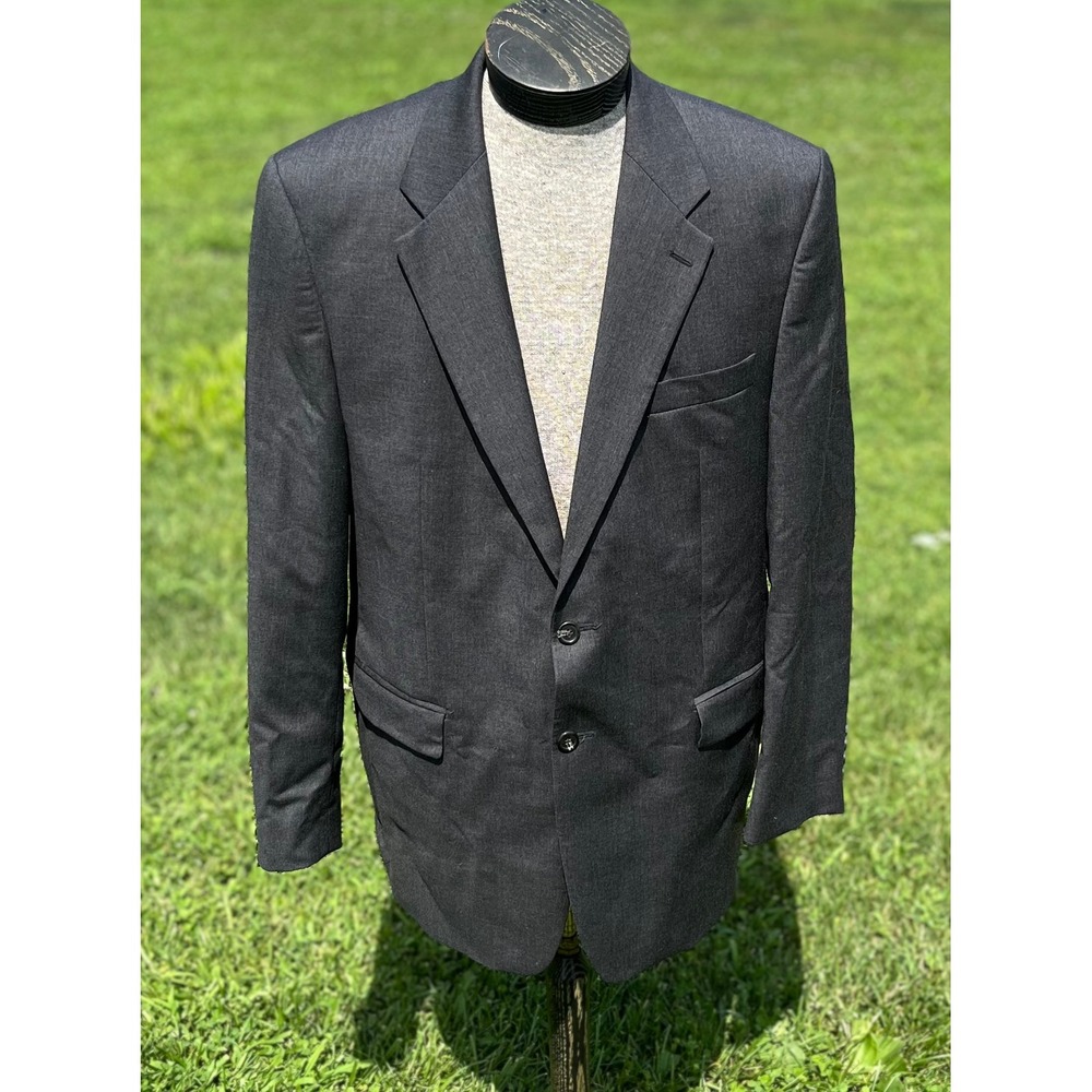 Lauren Ralph Lauren Blazer Wool Sport Coat Two Button Gray 42L
